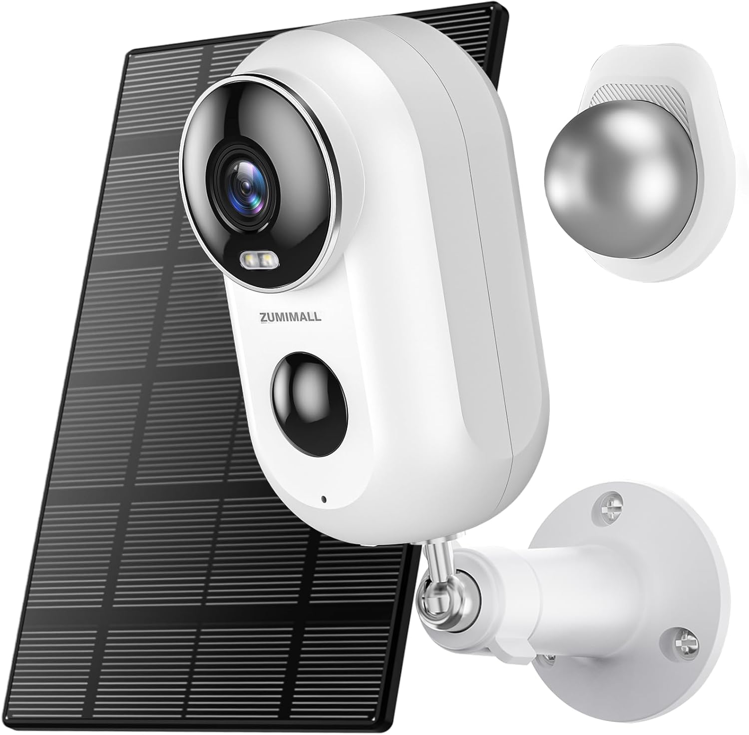ZUMIMALL Solar Security Cameras Wireless Outdoor, 2K Outdoor Camera - image 1