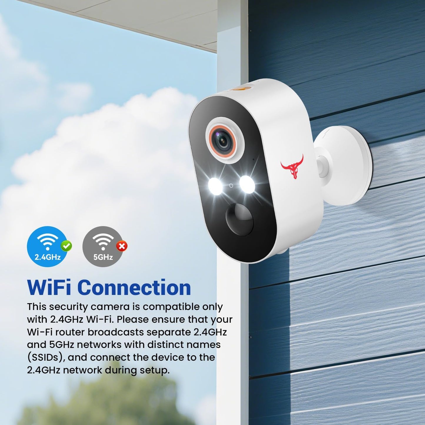 ClipBlur 1080p Wireless Security Camera, 2.4GHz Wi-Fi Only - image 4