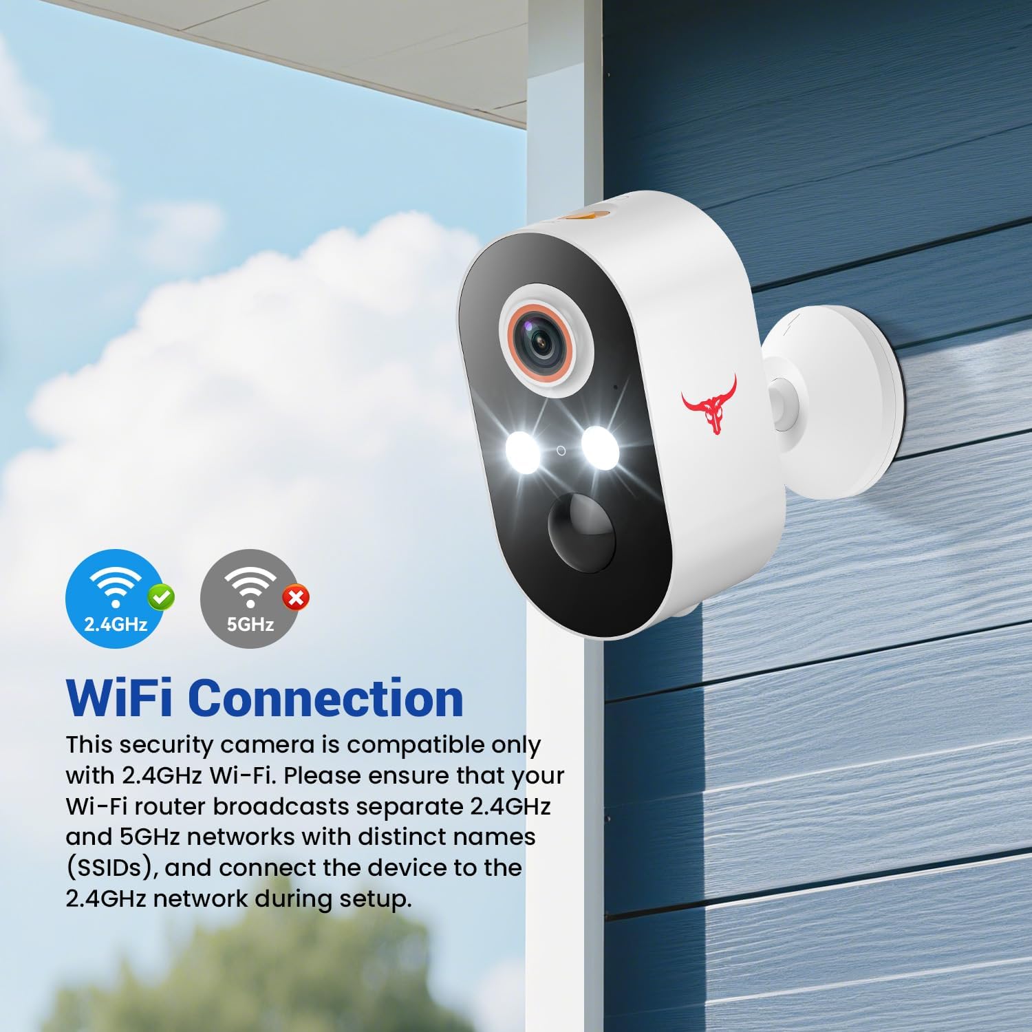 ClipBlur 1080p Wireless Security Camera, 2.4GHz Wi-Fi Only - image 4