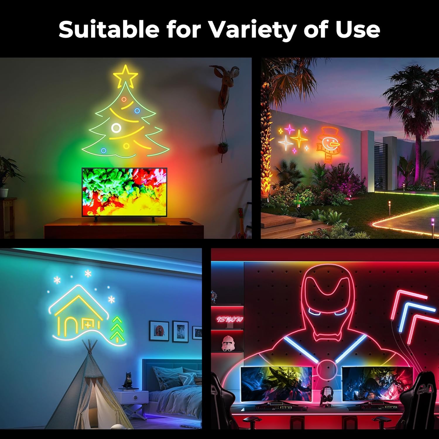 ANDOHAI 100FT LED Neon Rope Lights - image 7