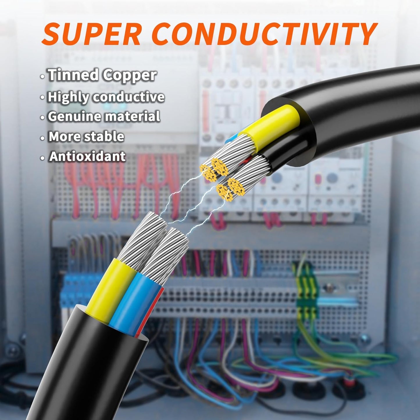 energeaster 100FT 18 Gauge Wire,Automotive Wire,4 Conductor Electrical - image 6