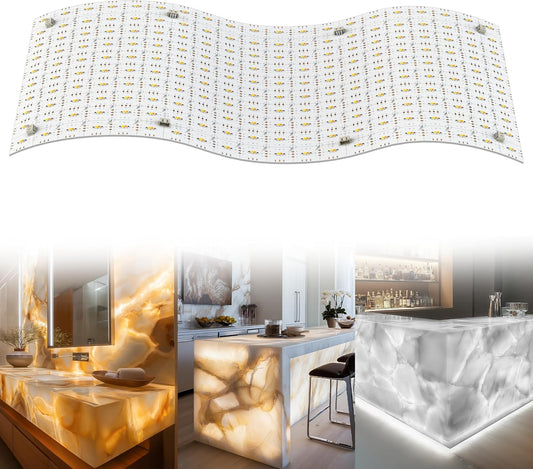 Lichaser 1 Pack LED Backlight Sheet 3000K-6500K Warm and Cold 24V 36W - image 1