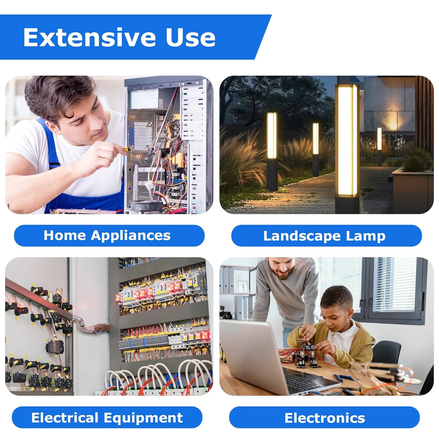 YOEPLAVSE 100FT 20 Gauge 3 Conductor Electrical Wire - Everyday Use - image 7