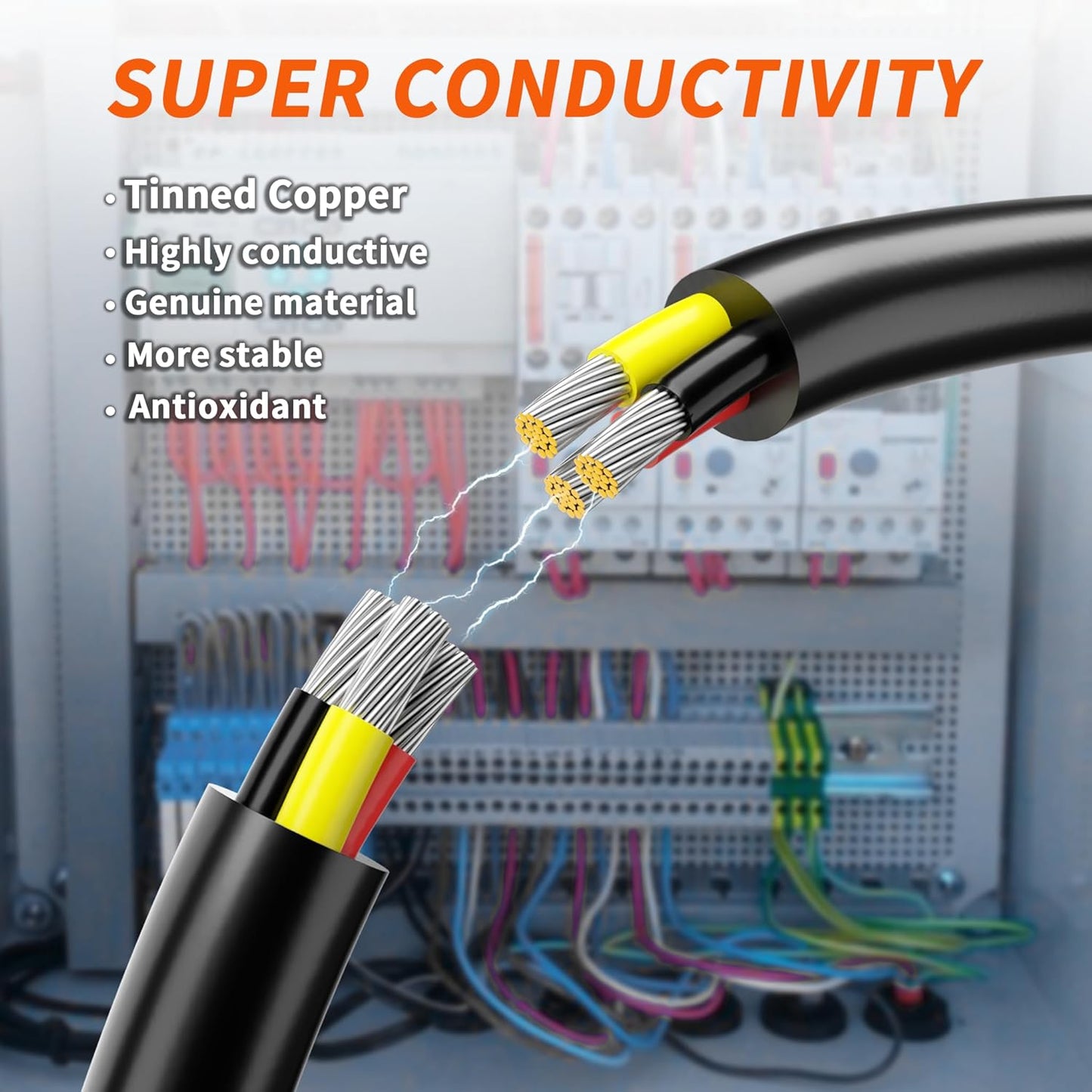 energeaster 100FT 18 Gauge Wire,Automotive Wire,3 Conductor Electrical - image 6