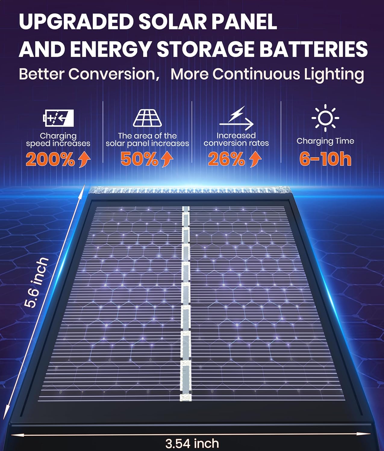 ALFIOT 1-Pack Solar Color Changing Lights Outdoor Waterproof,6 Dynamic - image 4