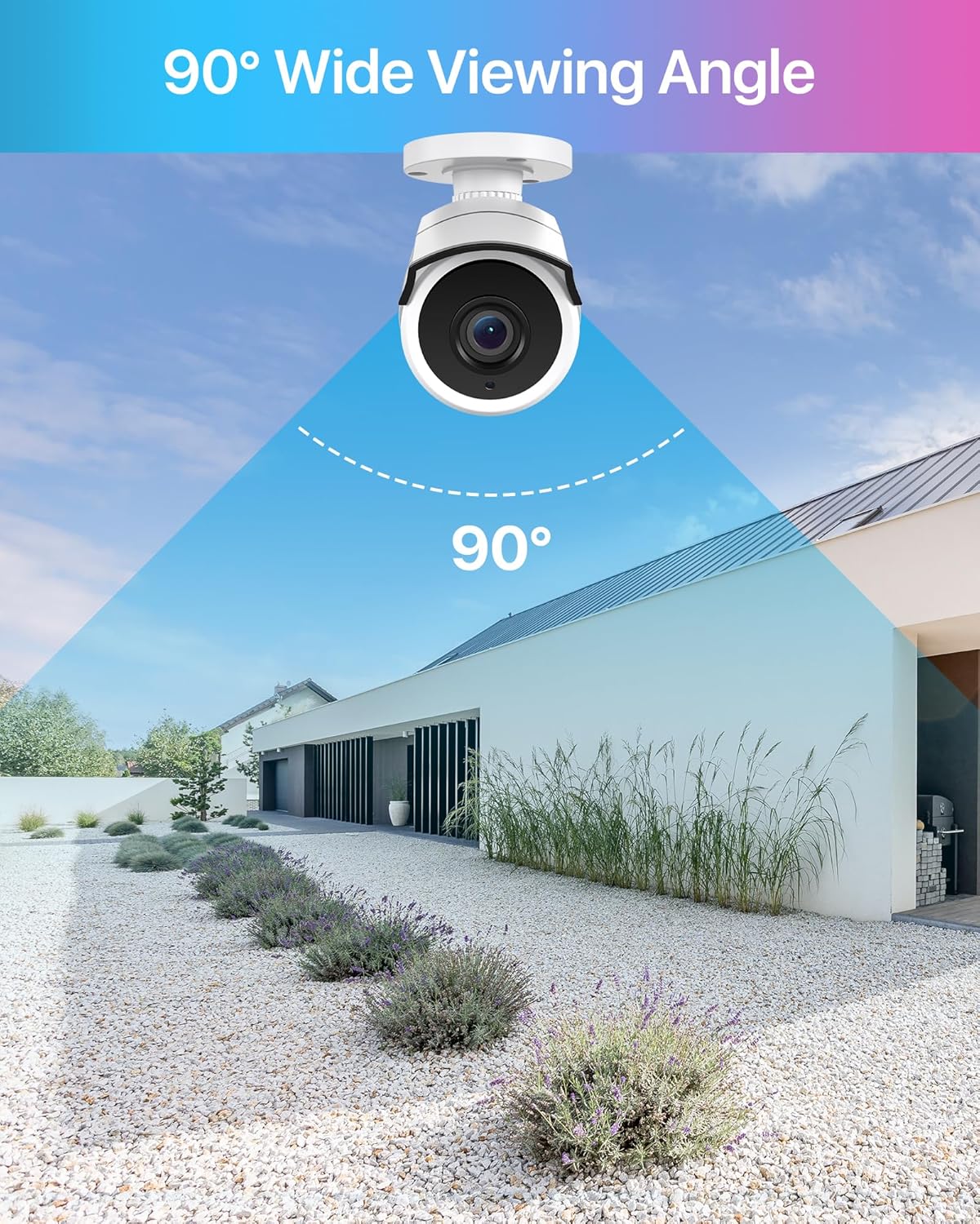 ZOSI 2 Pack 1080P Home Security Cameras with Audio Recording,Built-in - image 5