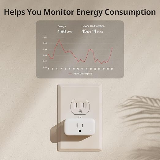 【2025 】 SwitchBot Smart Plug Mini 15A(1 Pack), Energy Monitor - image 5
