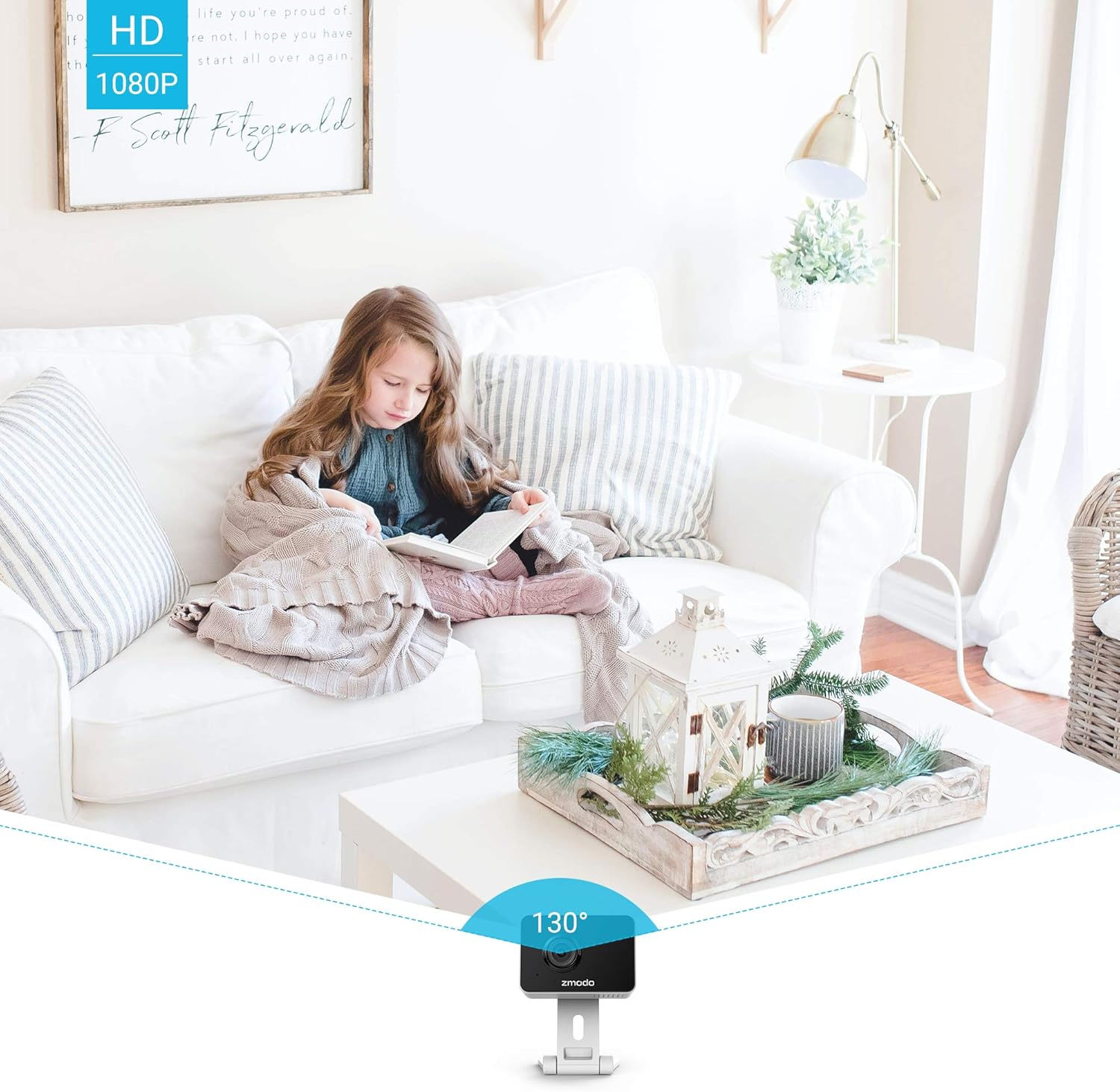 Zmodo 1080p Mini WiFi Pet Camera Two-Way Audio Smart Home Camera - image 2