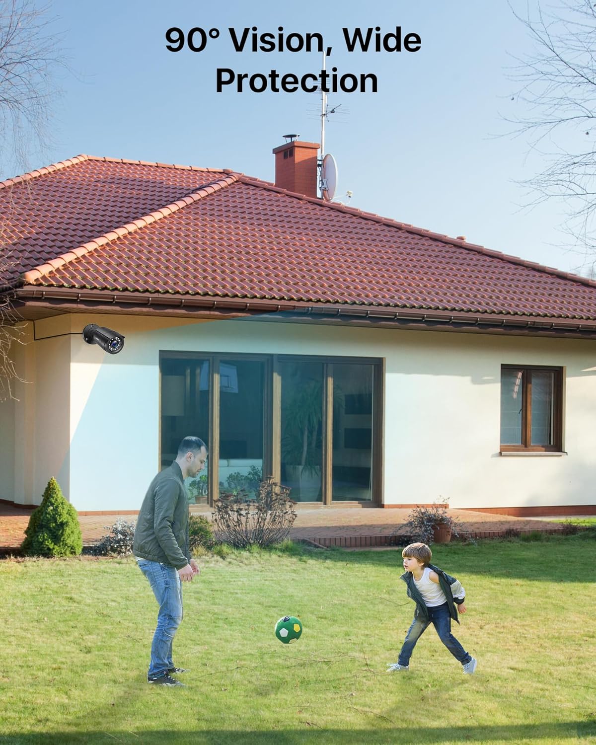 ZOSI 2.0MP 1080p 1920TVL Outdoor Indoor Security Camera,Hybrid 4-in-1 - image 2