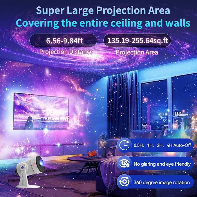 VanSmaGo [2025 Upgraded] Galaxy Projector - Comfort & Support - image 5