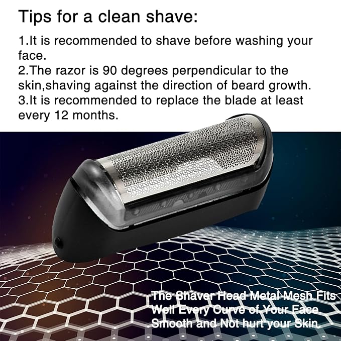 JIANCENGYUShaverAccessories 10B Foil & Cutter Replacement Head - image 4