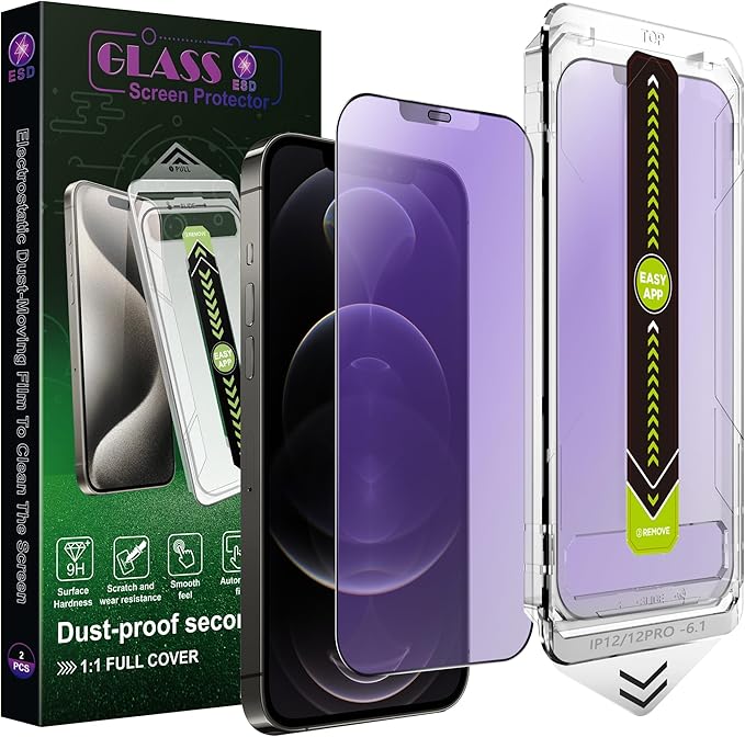 SY SHANGYAN (2-Pack Anti Blue Light Matte Screen Protector for iPhone - image 1