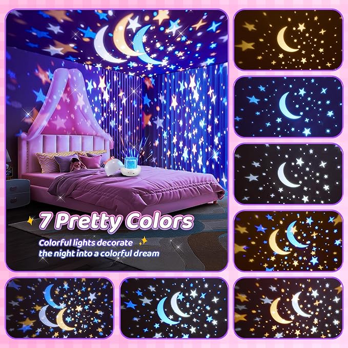 pikoy 【GIFTS PACKAGE】Unicorn Gifts for Girls NightLight 15 Films+10 - image 4