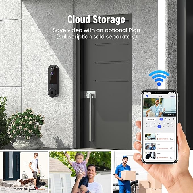 BoldHero 1080p Video Doorbell Camera Wireless - Everyday Use - image 6