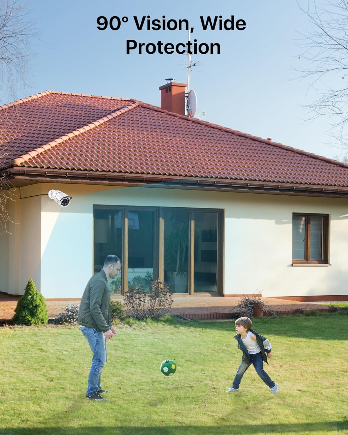 ZOSI 2MP 1080p Security Camera,4-in-1 TVI/CVI/AHD/CVBS Surveillance - image 2