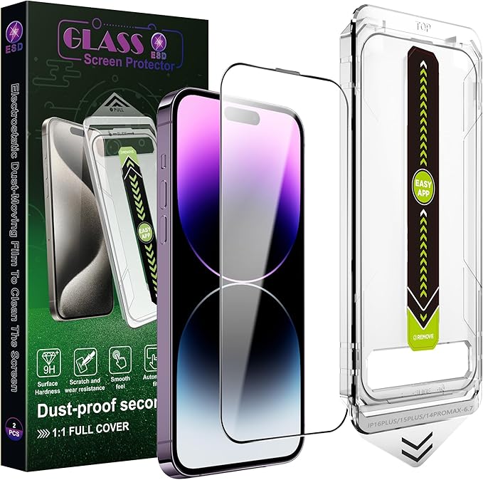 SY SHANGYAN [2-Pack Ultra HD Clear Screen Protector for iPhone 14 Pro - image 1