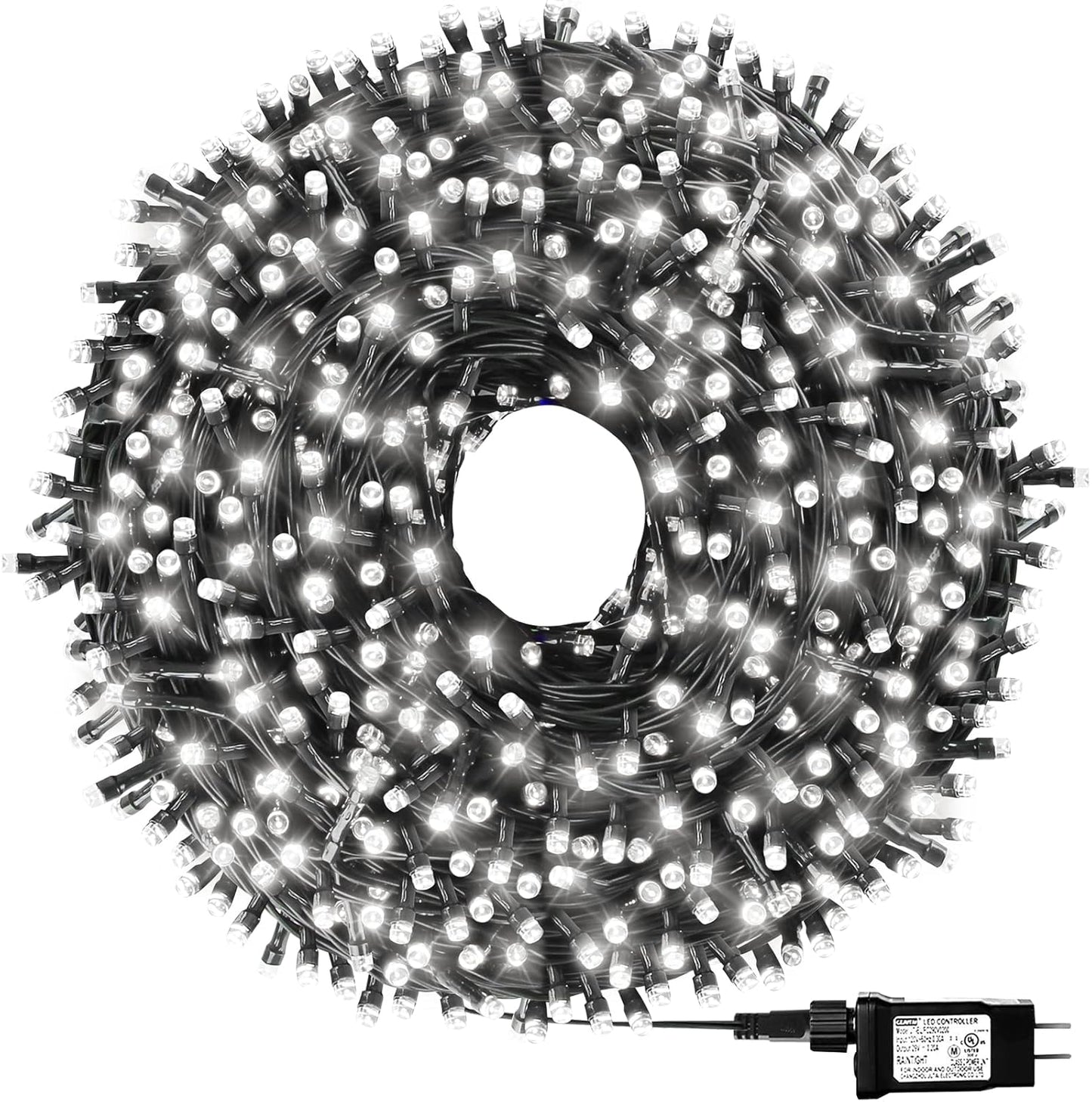 OUTYLTS 1000 LED 328ft 8 Modes with Timer Christmas String Lights IP55 - image 1