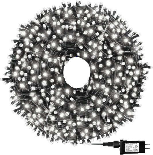 OUTYLTS 1000 LED 328ft 8 Modes with Timer Christmas String Lights IP55 - image 1