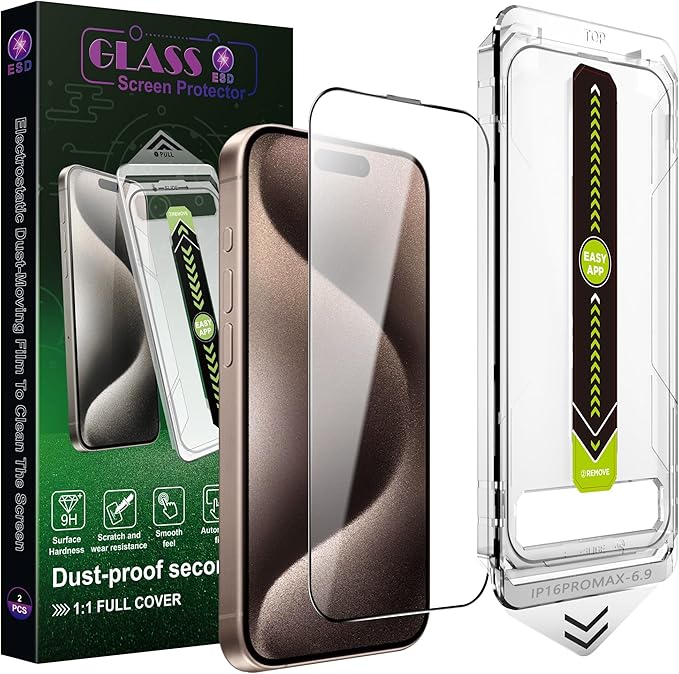 SY SHANGYAN [2-Pack Ultra HD Clear Screen Protector for iPhone 16 Pro - image 1