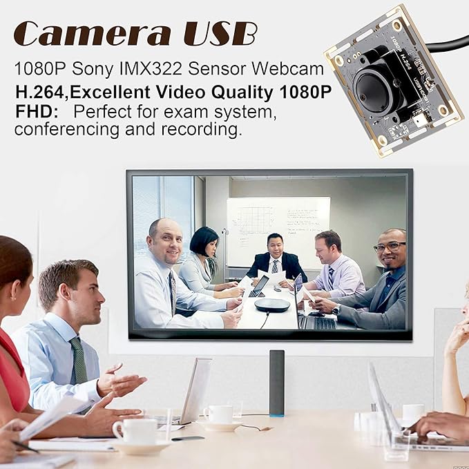 Hotpet 1080P USB Camera Module with IMX322/IMX323 Sensor 2MP Webcam - image 3