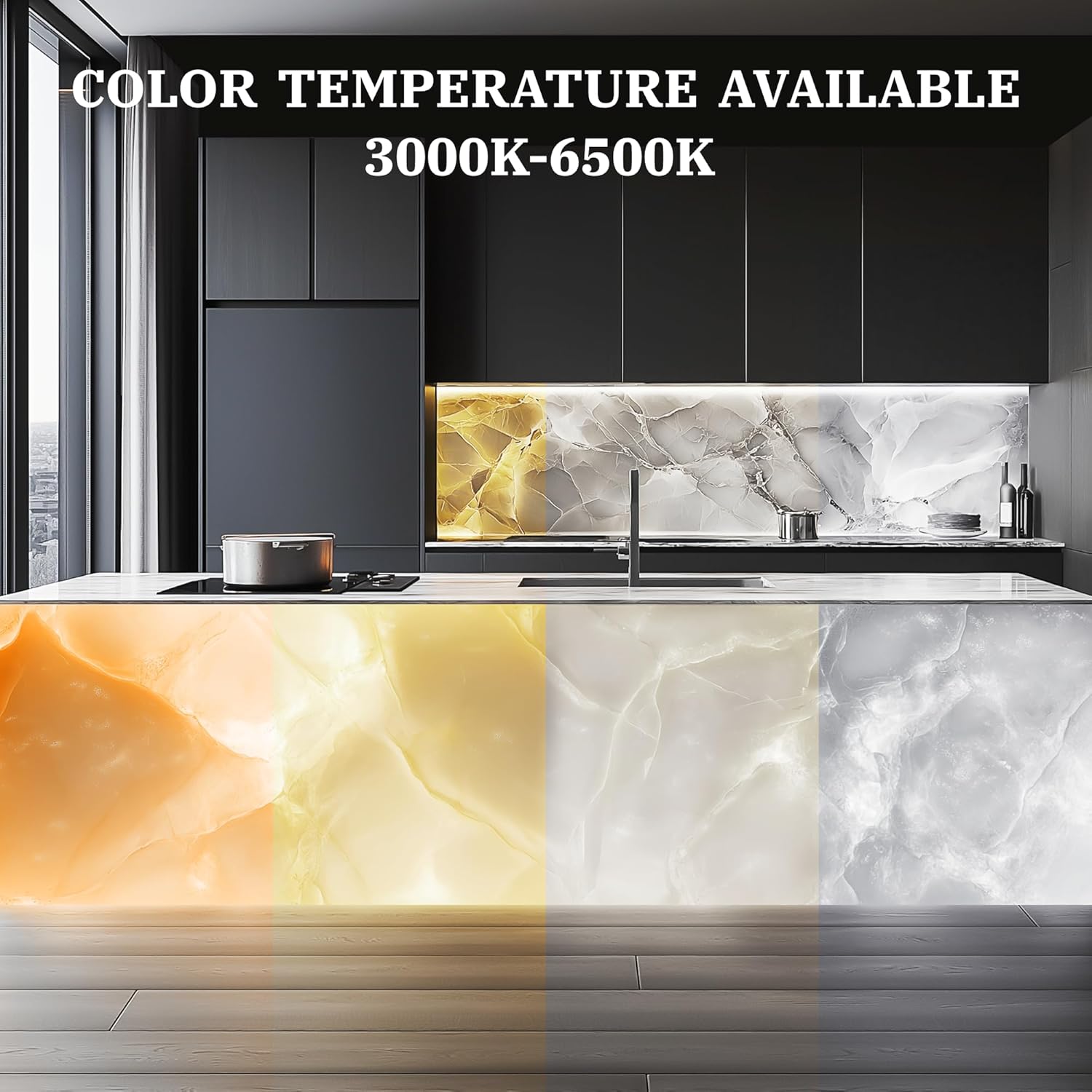 Lichaser 1 Pack LED Backlight Sheet 3000K-6500K Warm and Cold 24V 36W - image 7