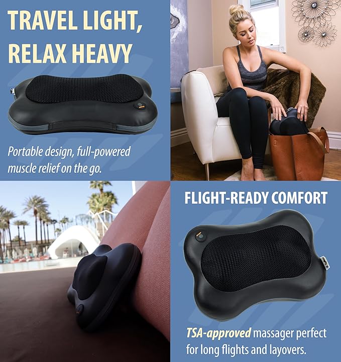 Zyllion Shiatsu Back and Neck Massager with Heat - Everyday Use - image 9