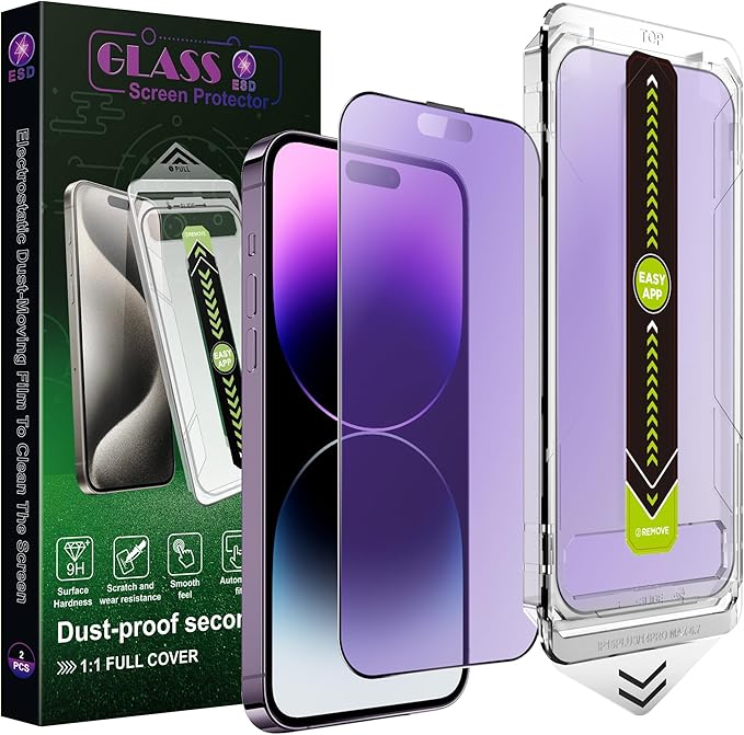 SY SHANGYAN (2-Pack Anti Blue Light Matte Screen Protector for iPhone - image 1