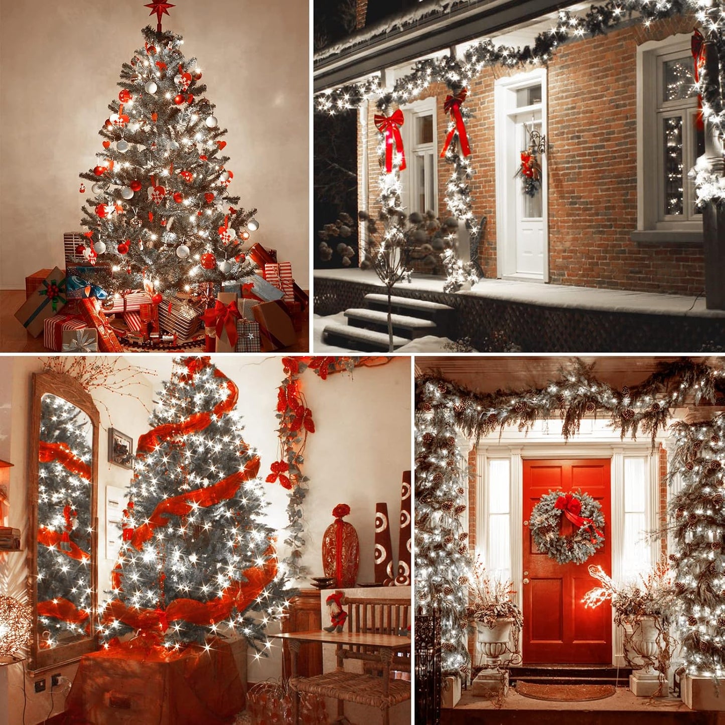 OUTYLTS 1000 LED 328ft 8 Modes with Timer Christmas String Lights IP55 - image 7