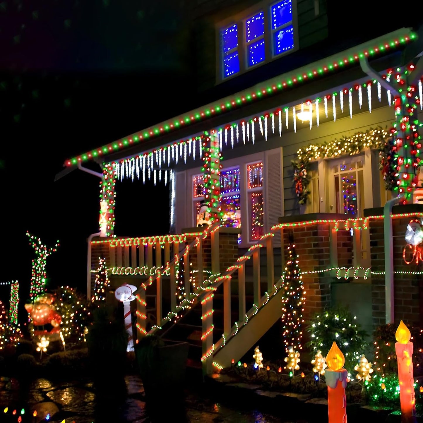 100ft LED Rope Lights Outdoor, 720 LED Connectable and Flexible Tube Lights with 8 Modes, Waterproof LED Rope Lighting for Garden Patio Pool Bedroom PartyIndoor Outdoor Christmas Decor (Red & Green)