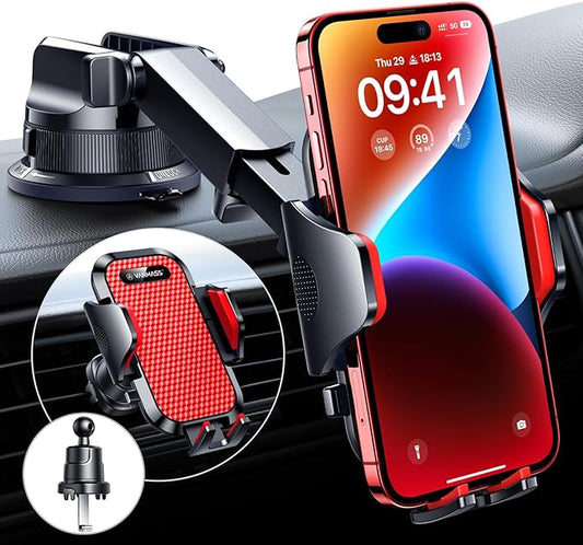 VANMASS [True Military-Grade] Car Phone Holder [Best Suction & Clip] - image 1