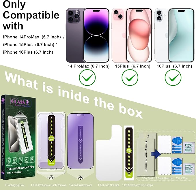 SY SHANGYAN (2-Pack Anti Blue Light Matte Screen Protector for iPhone - image 7