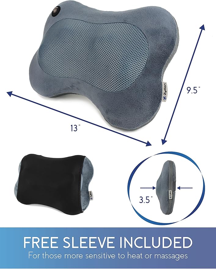 Zyllion Shiatsu Back and Neck Massager with Heat - Everyday Use - image 6