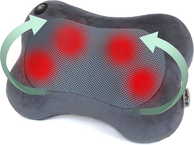 Zyllion Shiatsu Back and Neck Massager with Heat - Everyday Use - image 1