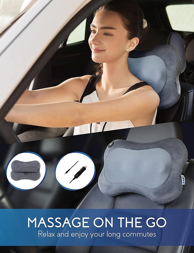 Zyllion Shiatsu Back and Neck Massager with Heat - Everyday Use - image 8