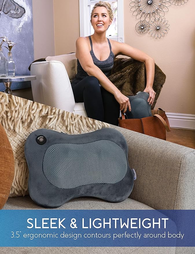 Zyllion Shiatsu Back and Neck Massager with Heat - Everyday Use - image 5