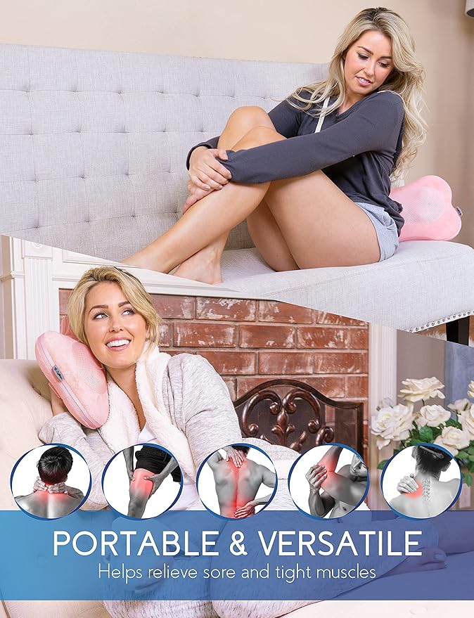 Zyllion Shiatsu Back and Neck Massager with Heat - Everyday Use - image 5