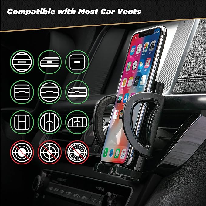 Scosche IHW10-SP1 4-in-1 Car Phone Holder Windshield, Dashboard, Vent - image 3